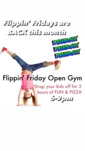 Hot Shots Flippin' Friday Open Gym @ Hot Shots Cheerleading